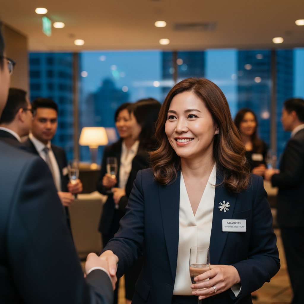 Networking Hair Gallery: Professional Social Styling | Effortlessly Chic