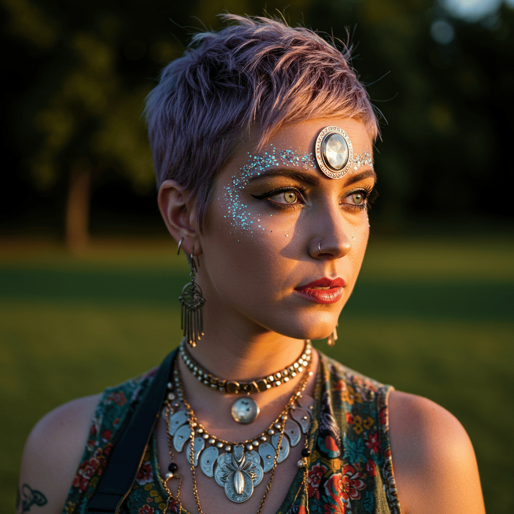 Blogspot Pixie Festival Glitter Pixie | Pixie Cut Paradise: 50 Ways to Rock Short Hair