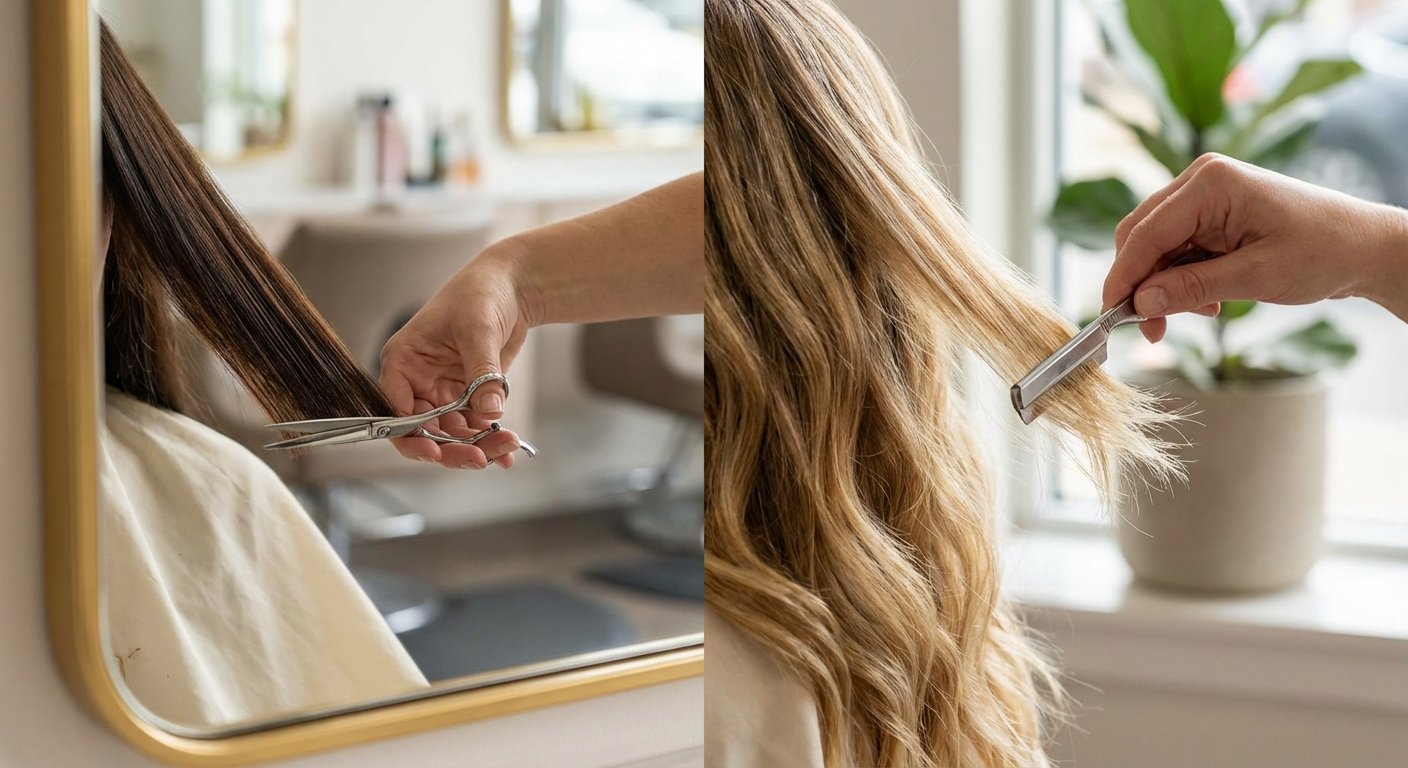 Razor Cutting vs. Scissor Cutting: The Ultimate Guide to Texture and ...