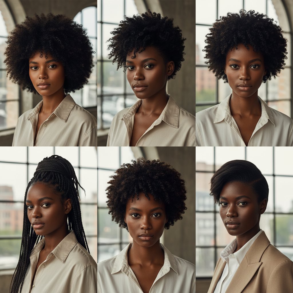 Top 5 Afro Trends for Heart Face Shapes | Flattering Styles to Try ...